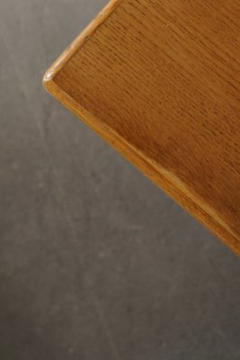 Mid-Century Brutalist Oak Dining Table, Danish, 1950s-MXF-1238807