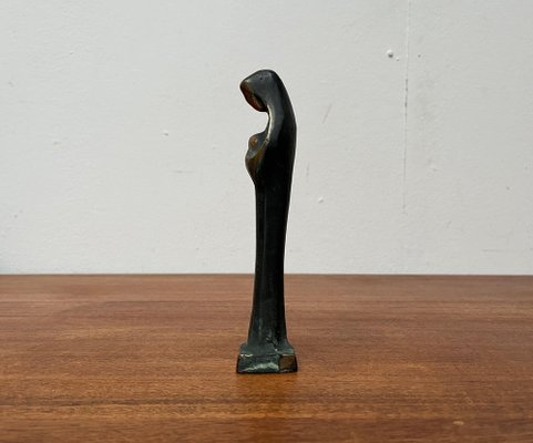 Mid-Century Brutalist Sakral Bronze Maria and Jesus Figurine, 1960s-UAH-1796721