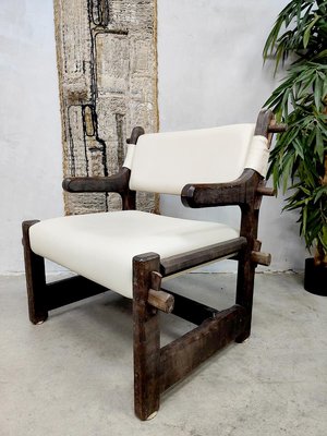 Mid-Century Brutalist Sculptural Nature Armchairs, 1950s, Set of 2-BW-1407659