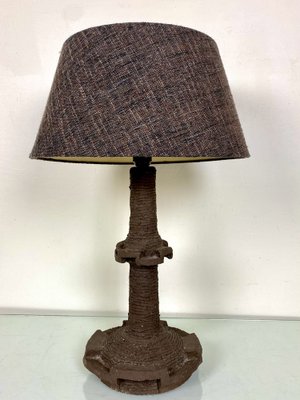 Mid-Century Brutalist Stone Table Lamp, 1960s-WZZ-1235641