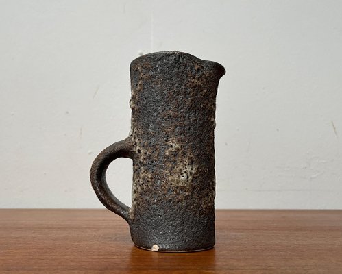 Mid-Century Brutalist West German Pottery WGP Fat Lava Carafe Vase from Jopeko, 1960s-UAH-1811335