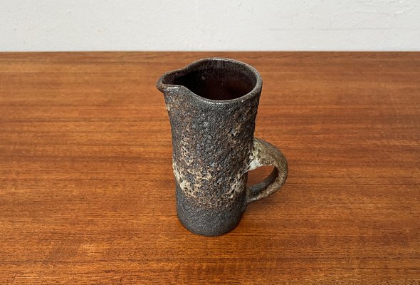 Mid-Century Brutalist West German Pottery WGP Fat Lava Carafe Vase from Jopeko, 1960s-UAH-1811335