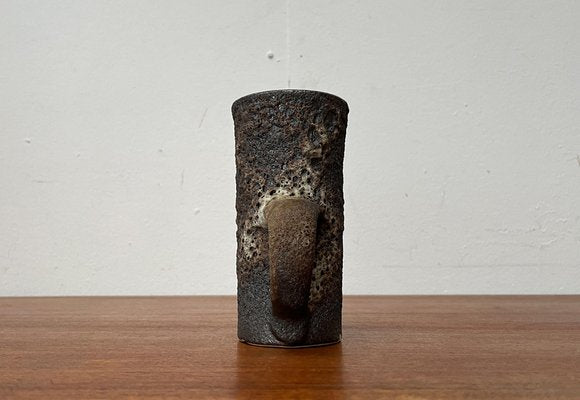 Mid-Century Brutalist West German Pottery WGP Fat Lava Carafe Vase from Jopeko, 1960s-UAH-1811335