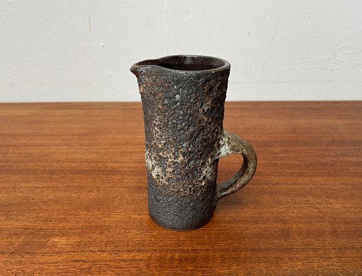 Mid-Century Brutalist West German Pottery WGP Fat Lava Carafe Vase from Jopeko, 1960s-UAH-1811335