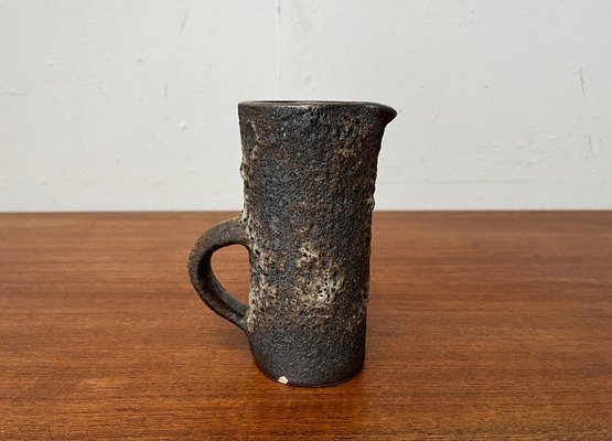 Mid-Century Brutalist West German Pottery WGP Fat Lava Carafe Vase from Jopeko, 1960s-UAH-1811335