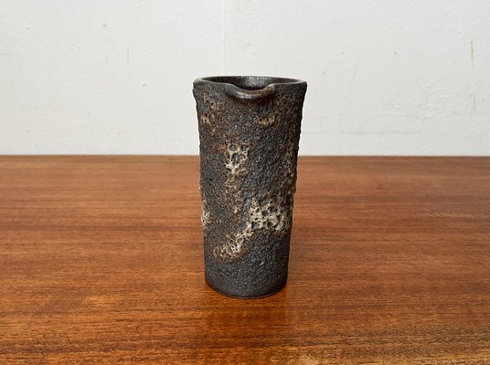 Mid-Century Brutalist West German Pottery WGP Fat Lava Carafe Vase from Jopeko, 1960s-UAH-1811335