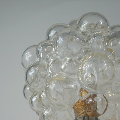 Mid-Century Bubble Glass and Brass Table Lamp by Helena Tynell for Limburg, 1960s-OE-1110723