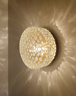 Mid-Century Bubble Glass Wall Lights, 1960s, Set of 2-GUT-2036072