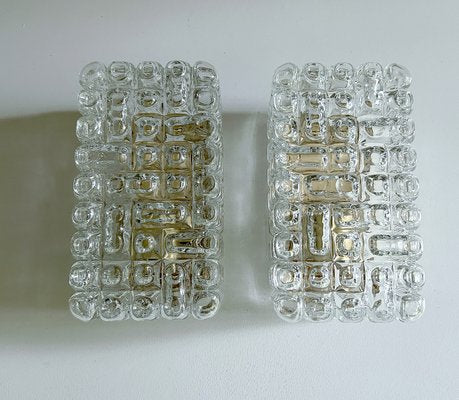 Mid-Century Bubble Glass Wall Lights from Erco, 1960s, Set of 2-GUT-2033797