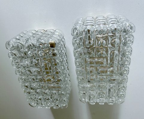 Mid-Century Bubble Glass Wall Lights from Erco, 1960s, Set of 2-GUT-2033797