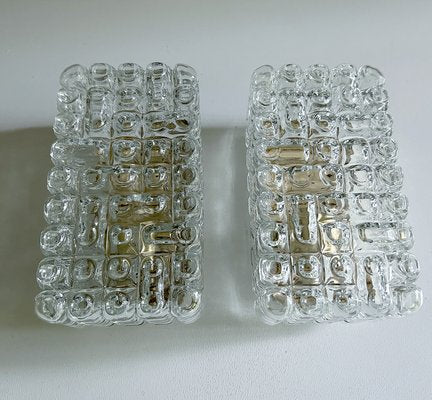 Mid-Century Bubble Glass Wall Lights from Erco, 1960s, Set of 2-GUT-2033797