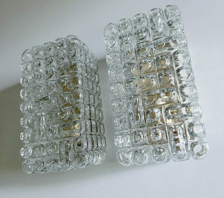 Mid-Century Bubble Glass Wall Lights from Erco, 1960s, Set of 2-GUT-2033797