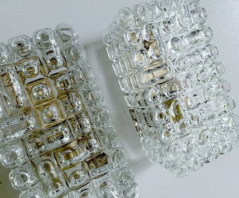 Mid-Century Bubble Glass Wall Lights from Erco, 1960s, Set of 2-GUT-2033797