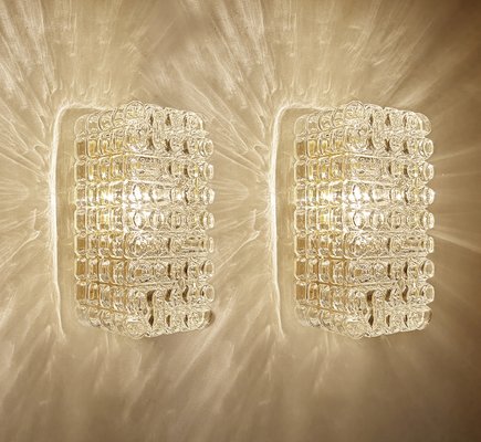 Mid-Century Bubble Glass Wall Lights from Erco, 1960s, Set of 2-GUT-2033797