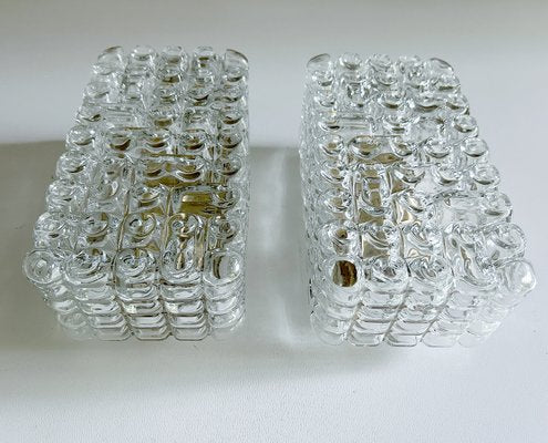 Mid-Century Bubble Glass Wall Lights from Erco, 1960s, Set of 2-GUT-2033797