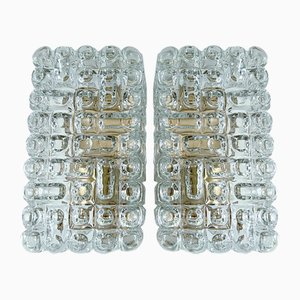 Mid-Century Bubble Glass Wall Lights from Erco, 1960s, Set of 2-GUT-2033797