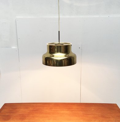 Mid-Century Bumling Brass Ceiling Lamp by Anders Pehrson for Ateljé Lyktan, 1960s-UAH-844737