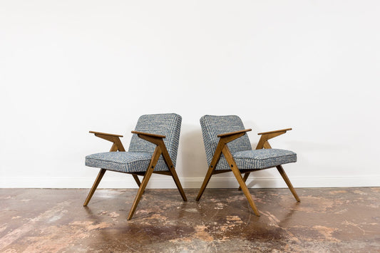 Mid-Century Bunny Armchairs, 1970s, Set of 2