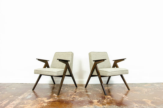 Mid-Century Bunny Armchairs, 1970s, Set of 2