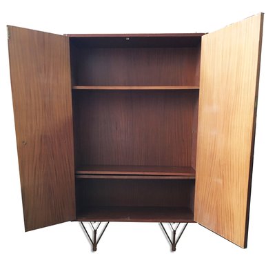 Mid-Century Cabinet with 2 Teak Doors & Interior Shelves-GGK-744099