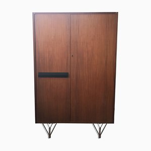 Mid-Century Cabinet with 2 Teak Doors & Interior Shelves-GGK-744099