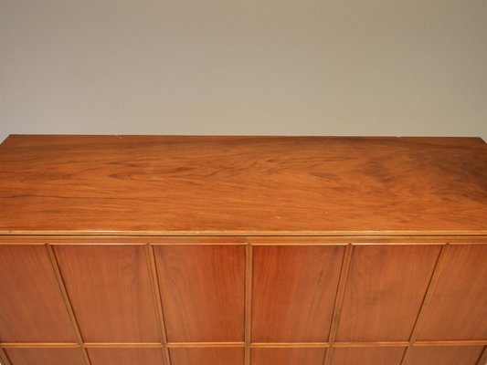 Mid-Century Cabinet with Relief Doors in the Manner of Oscar Nilsson, 1940s-OGU-957648