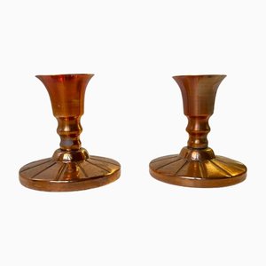 Mid-Century Candlesticks in Copper by Cawa, 1960s, Set of 2-LCR-1239211