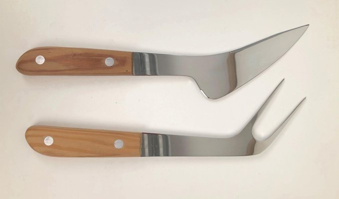 Mid-Century Carving Knife and Fork from Amboss, Austria, 1960s, Set of 2-BAF-763402