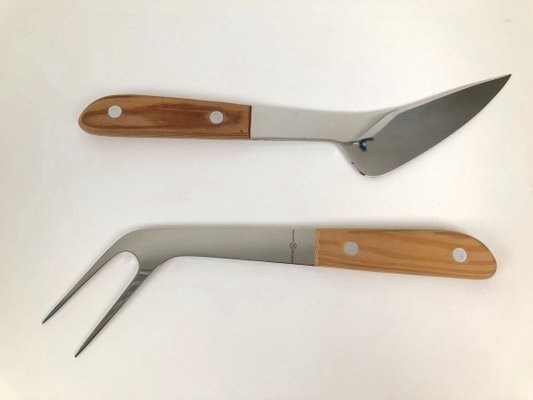 Mid-Century Carving Knife and Fork from Amboss, Austria, 1960s, Set of 2-BAF-763402