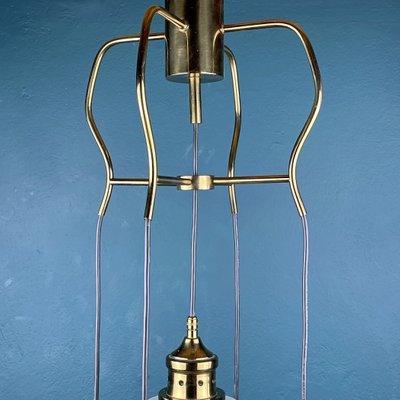 Mid-Century Cascade Glass Chandelier, Italy, 1970s-WQC-1215648