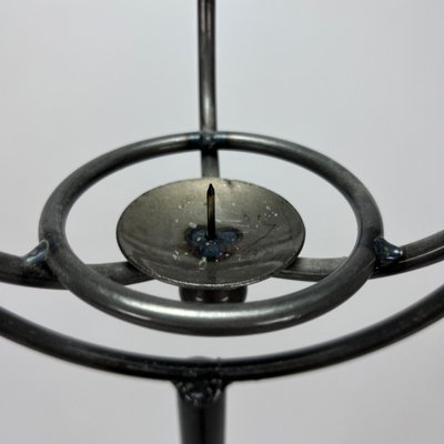 Mid-Century Cast Iron Candle Stand, 1960s-RMX-1422629