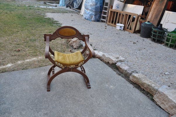 Mid-Century Castle Throne Armchair, 1950s-OXJ-1142354