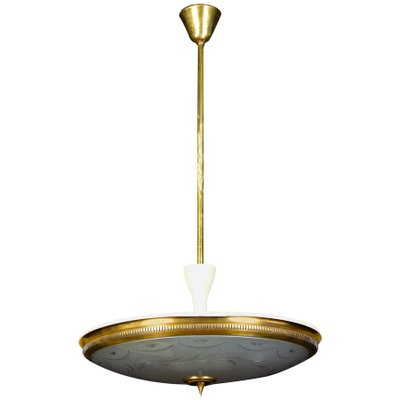 Mid-Century Ceiling Fixture or Pendant by Luigi Brusotti, Italy, 1940-MBH-1031825