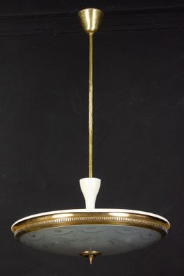 Mid-Century Ceiling Fixture or Pendant by Luigi Brusotti, Italy, 1940-MBH-1032725