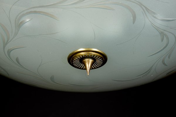 Mid-Century Ceiling Fixture or Pendant by Luigi Brusotti, Italy, 1940-MBH-1032725