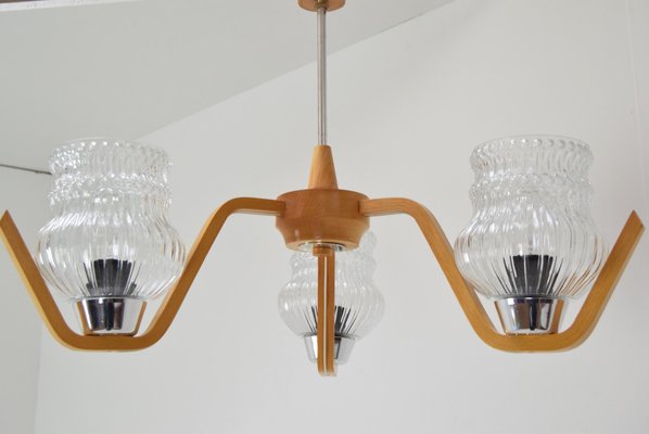 Mid-Century Ceiling Lamp from Drevo Humpolec, 1970s-TZ-1153619