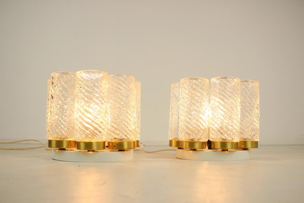 Mid-Century Ceiling Lamps from Napako, 1970s, Set of 2-TZ-1120179