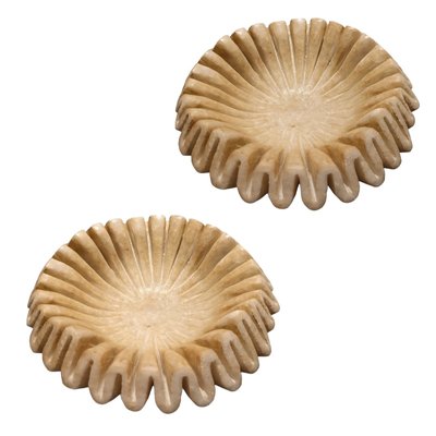 Mid-Century Centerpieces in Marble, Set of 2-TCS-1816780