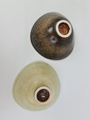 Mid-Century Ceramic Bowls by Carl-Harry Stålhane for Rörstrand, Sweden, 1950s, Set of 2-UYK-806989