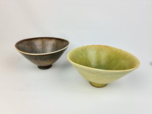 Mid-Century Ceramic Bowls by Carl-Harry Stålhane for Rörstrand, Sweden, 1950s, Set of 2-UYK-806989