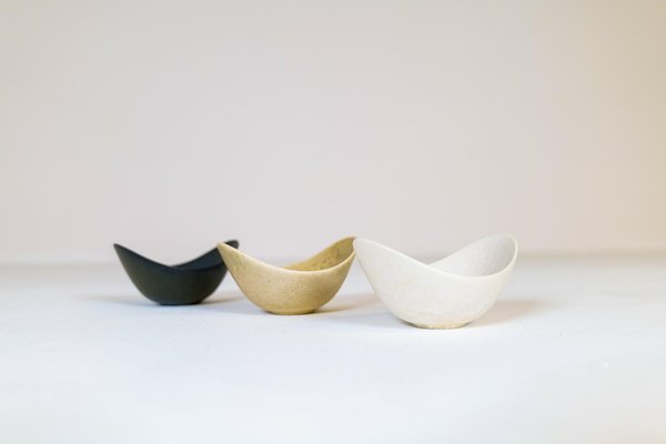 Mid-Century Ceramic Bowls by Gunnar Nylund for Rörstrand, Sweden, Set of 3-UYK-1165822