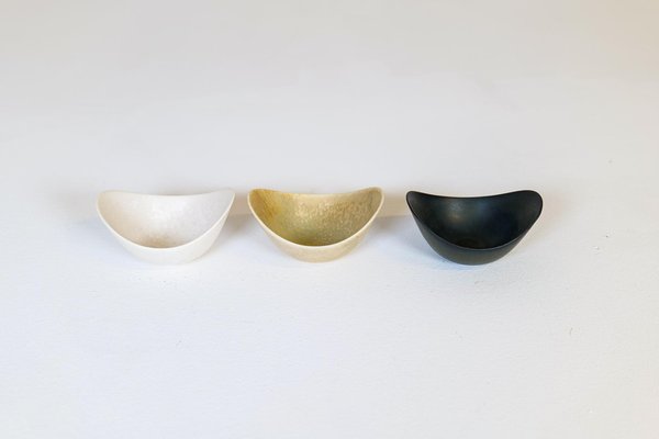 Mid-Century Ceramic Bowls by Gunnar Nylund for Rörstrand, Sweden, Set of 3-UYK-1165822