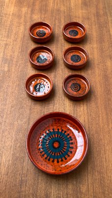 Mid-Century Ceramic Bowls, Set of 7-UAH-1249037