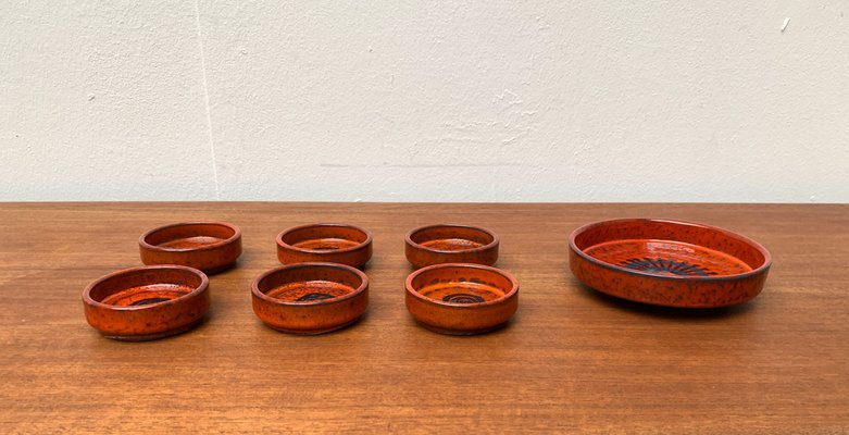 Mid-Century Ceramic Bowls, Set of 7-UAH-1249037