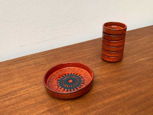 Mid-Century Ceramic Bowls, Set of 7-UAH-1249037