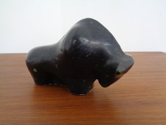 Mid-Century Ceramic Bull, 1960s-RDW-829539