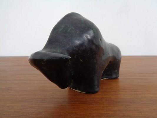 Mid-Century Ceramic Bull, 1960s-RDW-829539