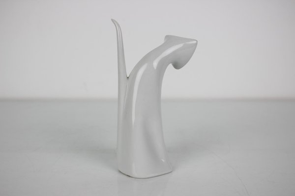 Mid-Century Ceramic Cat Sculpture, 1960s-TZ-1082027