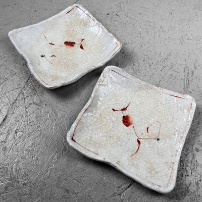 Mid-Century Ceramic Ebi Shrimp Bowls, Japan, 1970s, Set of 2-DWL-1767687