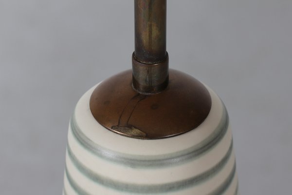 Mid-Century Ceramic Floor Lamp by Rigmor Nielsen for Søholm Denmark, 1950s-QQ-1384273